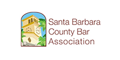 Santa barbara county bar association logo.